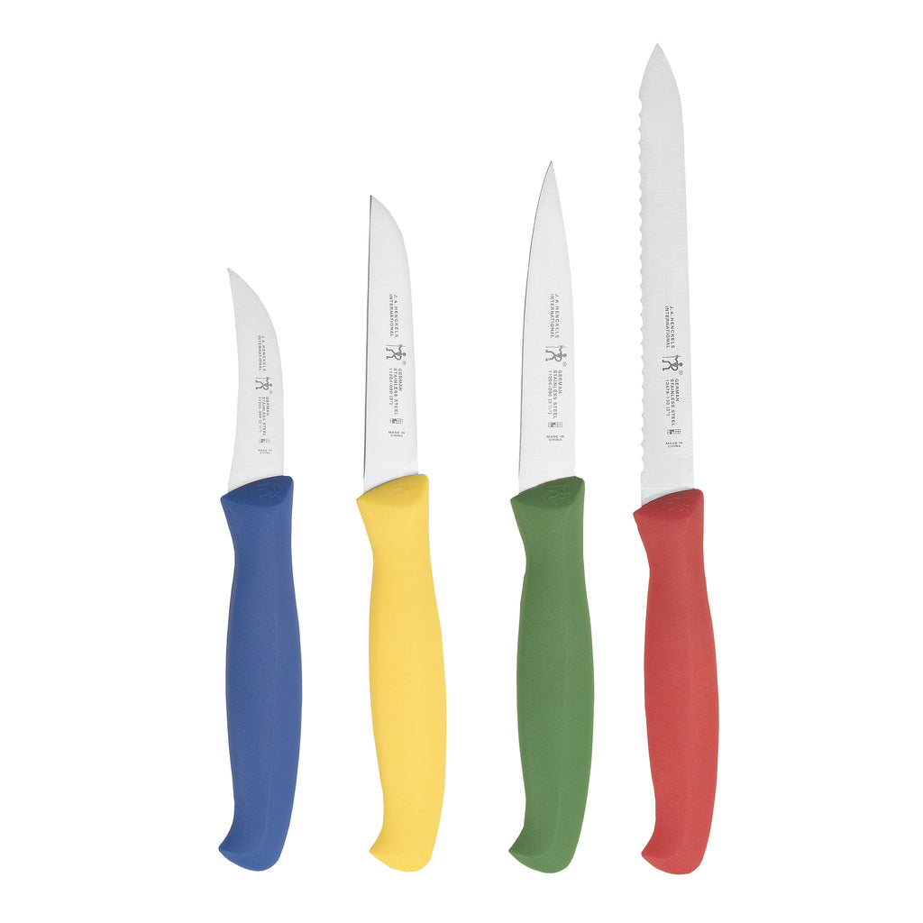 4-Piece Paring Knife Set - Multi-Colored Paring Knives