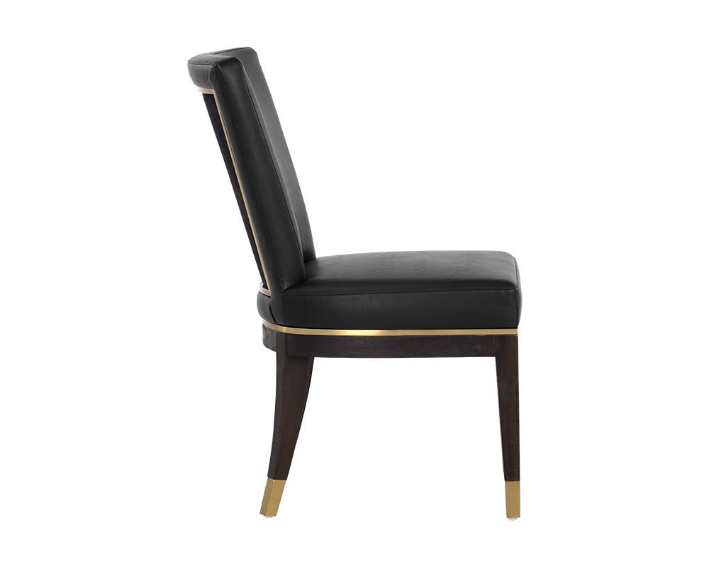 Alister Dining Chair - Bravo Black / Abbington Black