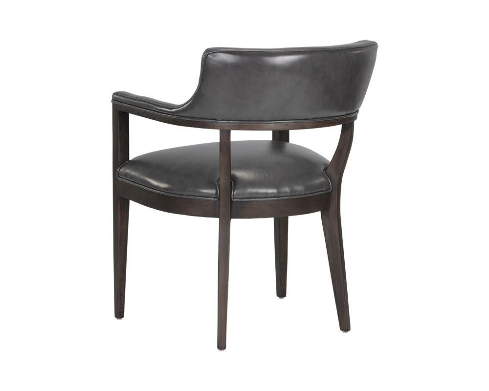 Brylea Dining Armchair - Brentwood Charcoal Leather