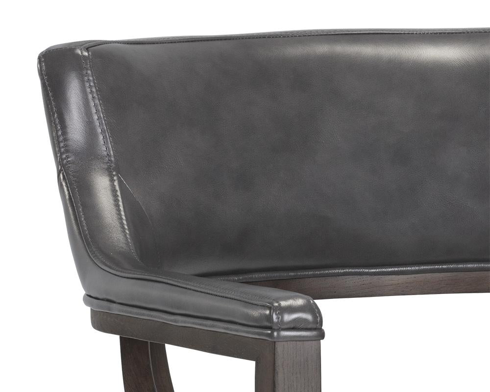 Brylea Dining Armchair - Brentwood Charcoal Leather