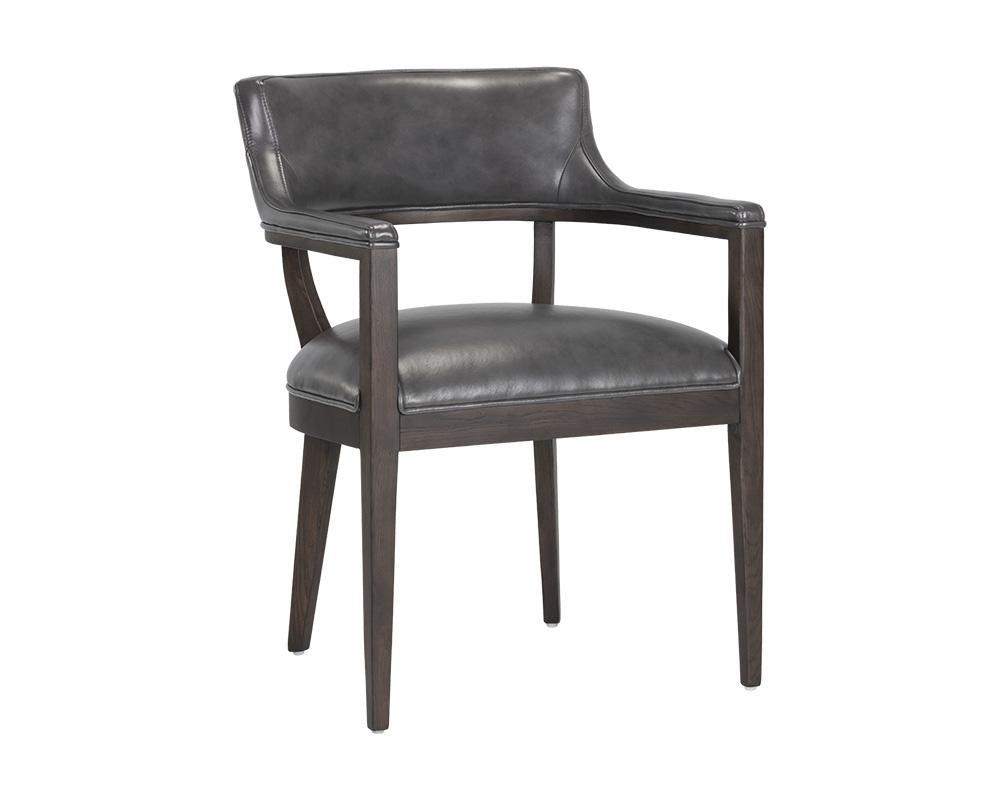 Brylea Dining Armchair - Brentwood Charcoal Leather