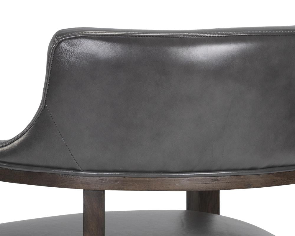 Brylea Dining Armchair - Brentwood Charcoal Leather