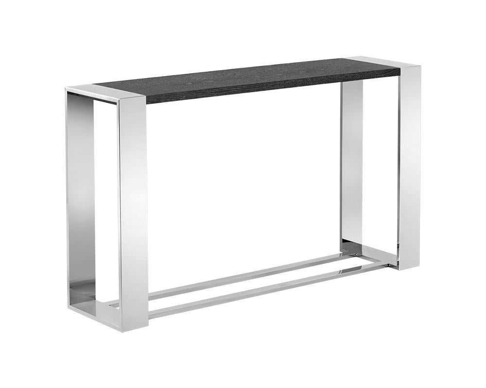 Dalton Console Table - Stainless Steel - Grey