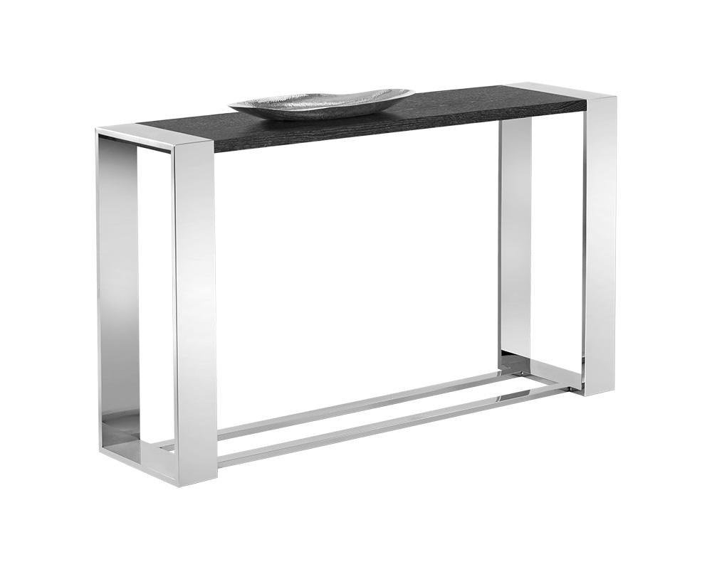 Dalton Console Table - Stainless Steel - Grey