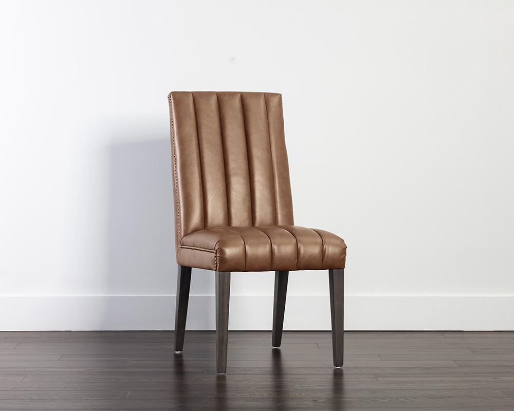 Heath Dining Chair - Marseille Camel Leather