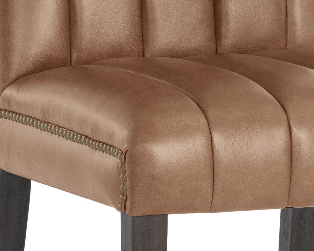 Heath Dining Chair - Marseille Camel Leather