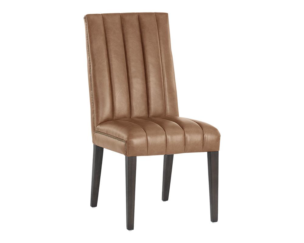 Heath Dining Chair - Marseille Camel Leather