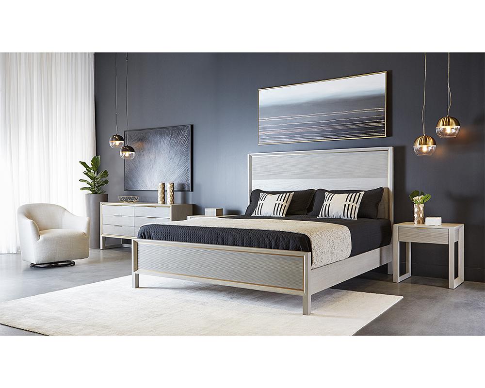 Cordoba Bed - King - Pearl River Grey