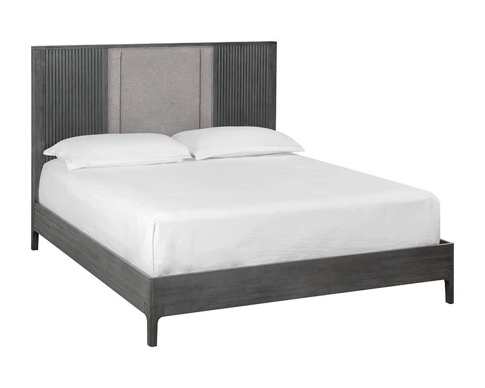 Keldon Bed - King - Belfast Heather Grey