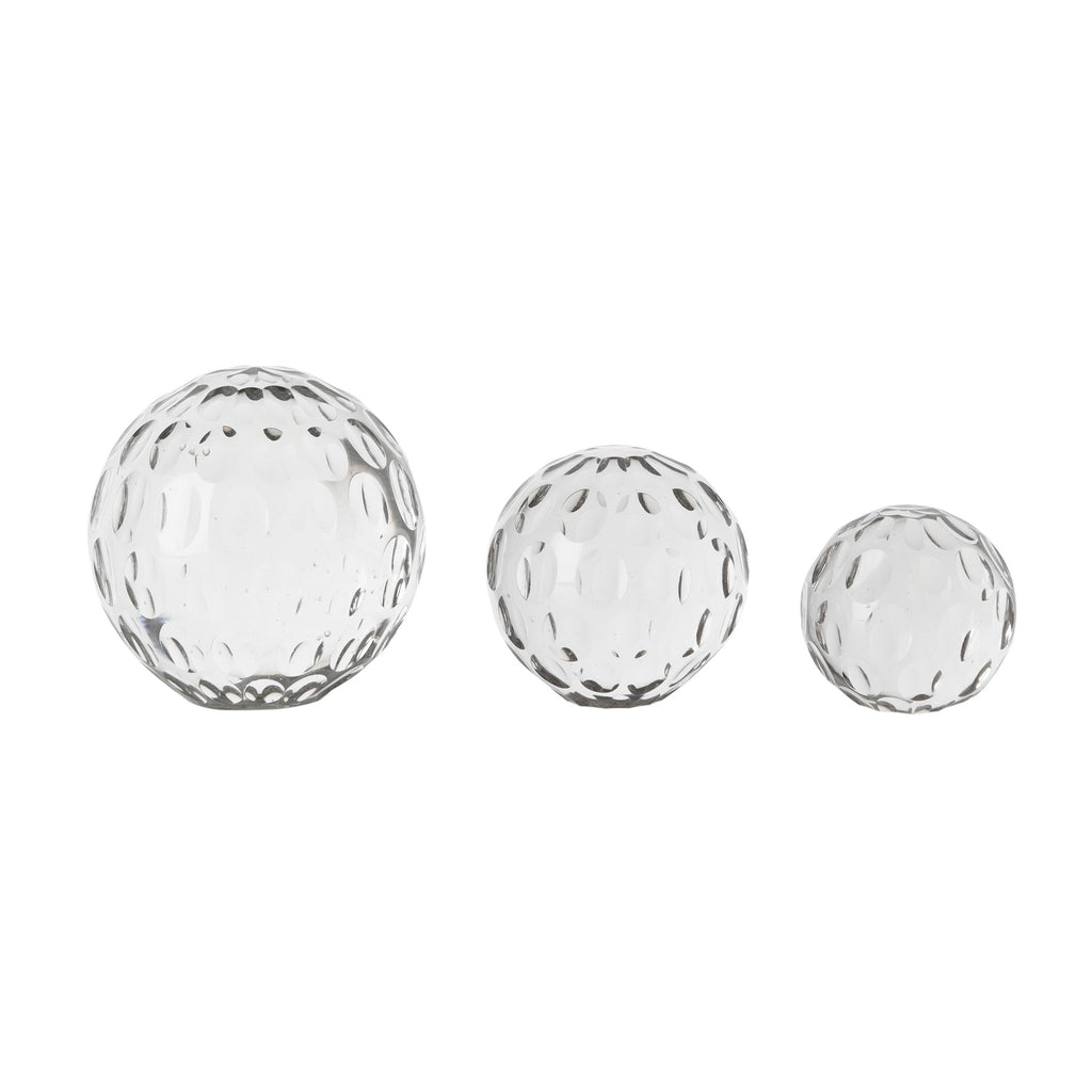 Paper Weight Croydon Glass Set of 3