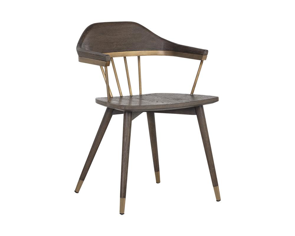 Demi Dining Chair - Dark Brown