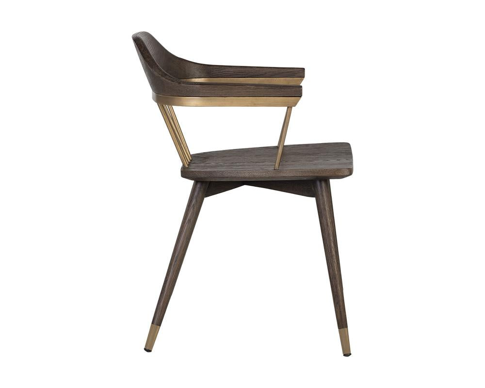 Demi Dining Chair - Dark Brown