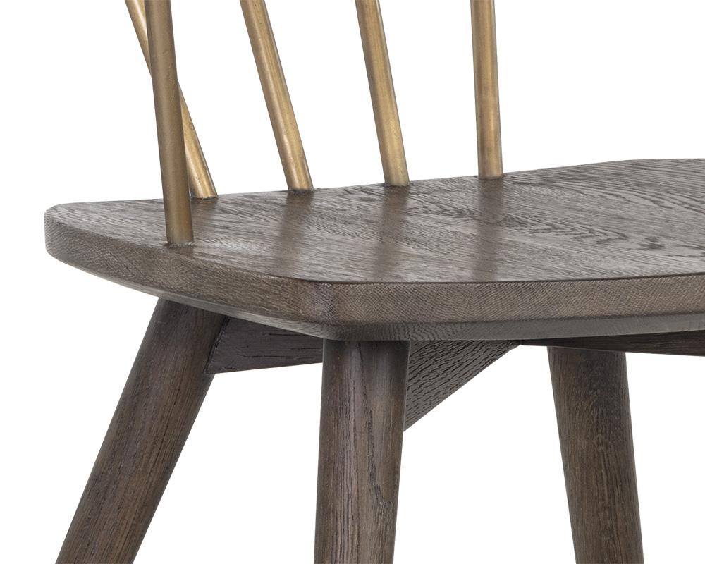 Demi Dining Chair - Dark Brown