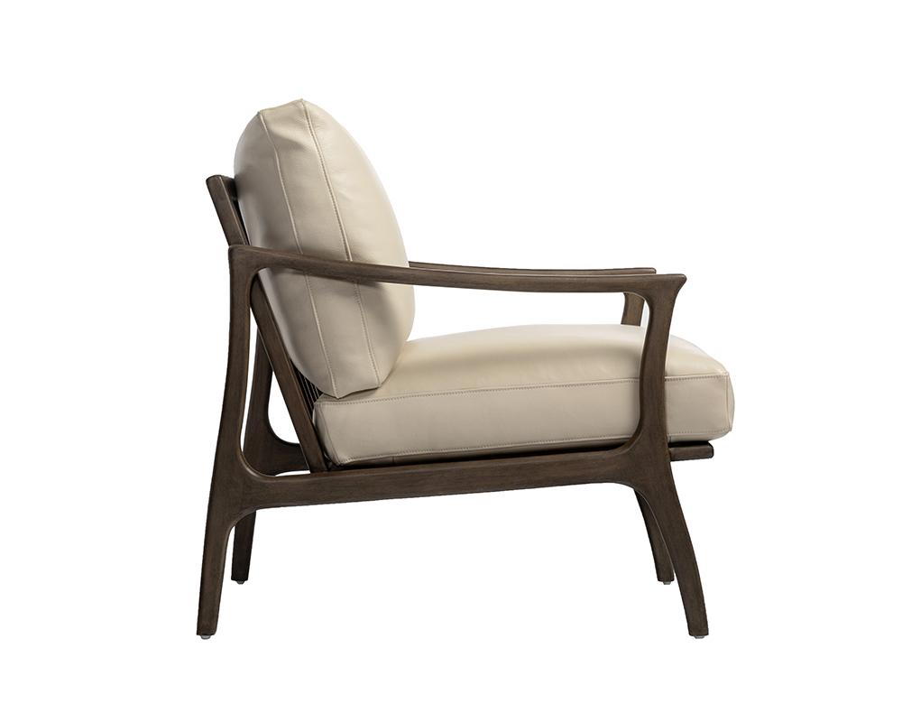 Lindley Lounge Chair - Astoria Cream Leather