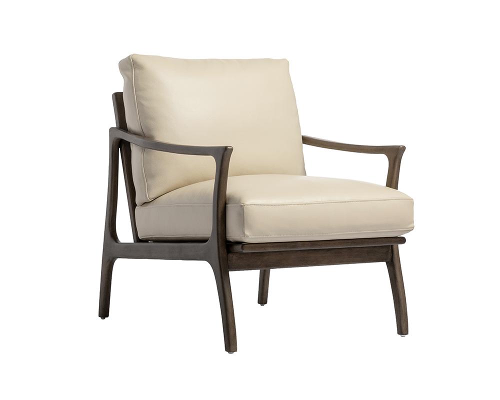 Lindley Lounge Chair - Astoria Cream Leather