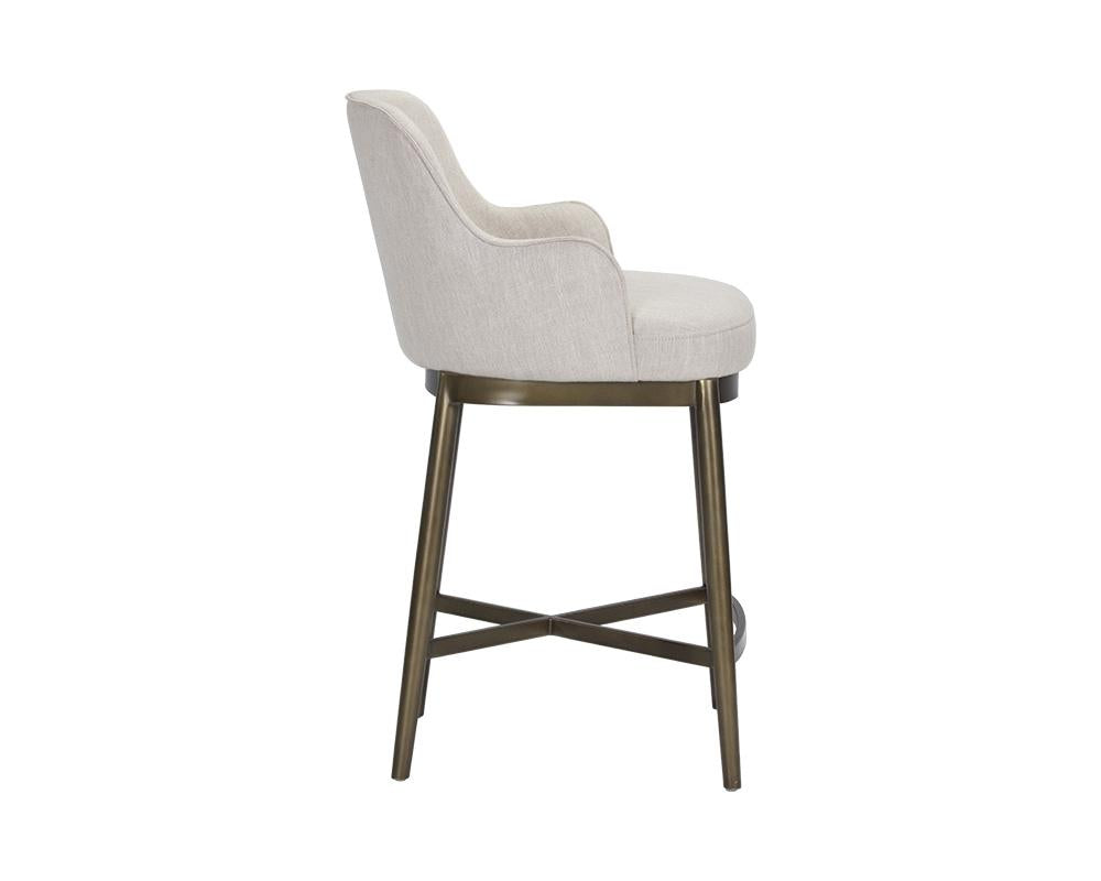 Franklin Counter Stool - Beige Linen