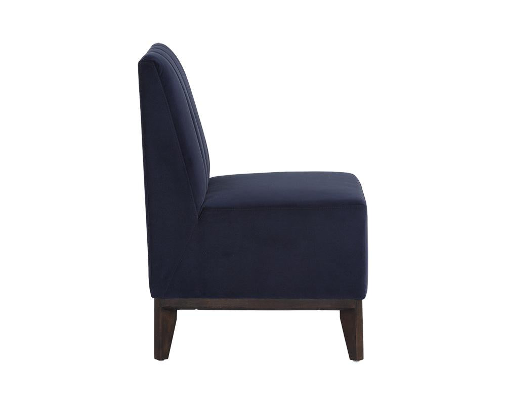 Kosovo Modular Banquette - Single Seat - Abbington Navy