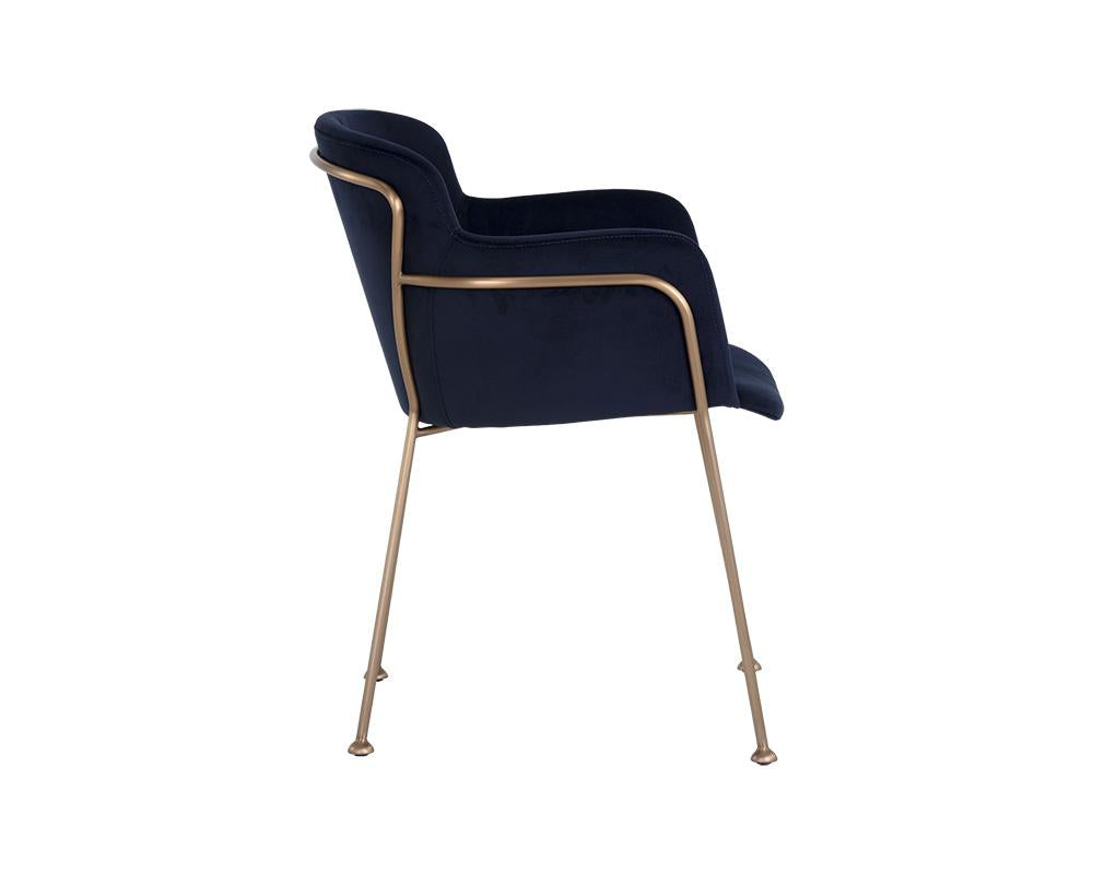 Odesa Dining Armchair - Abbington Navy