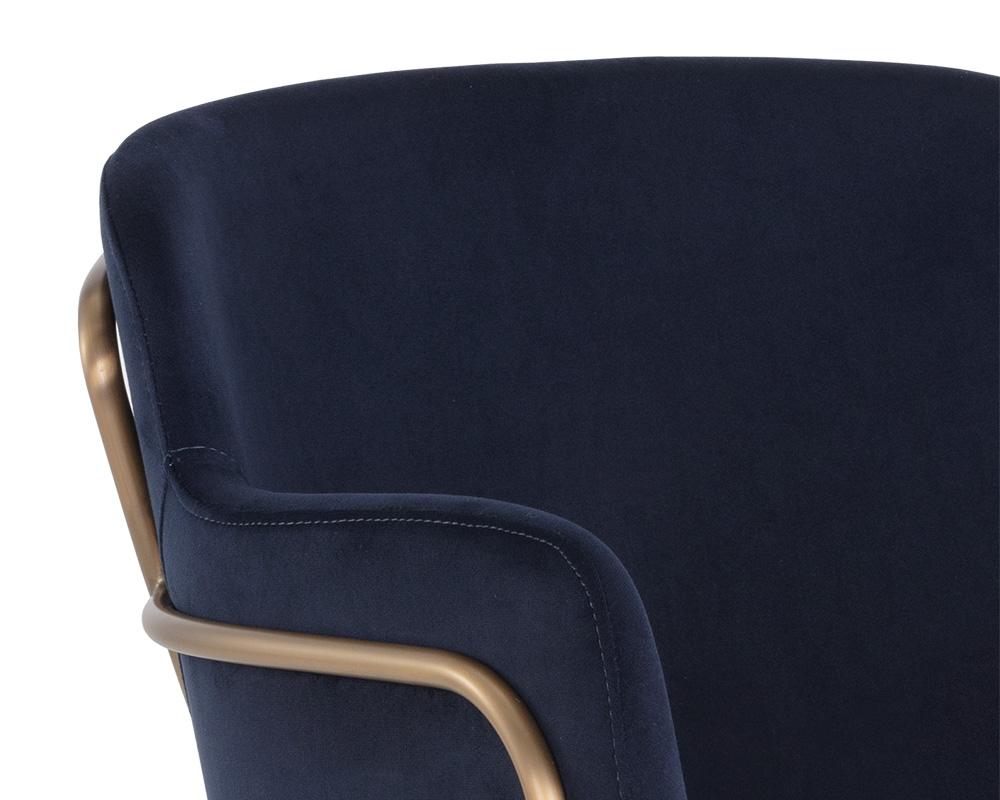 Odesa Dining Armchair - Abbington Navy