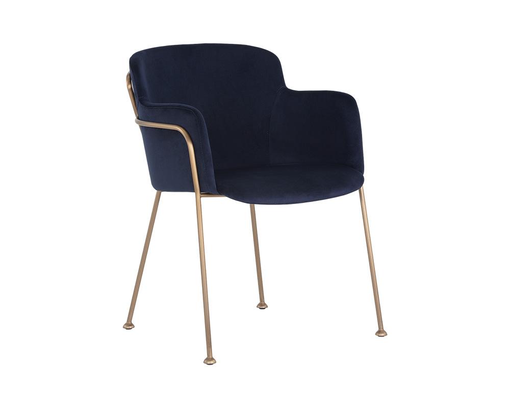 Odesa Dining Armchair - Abbington Navy