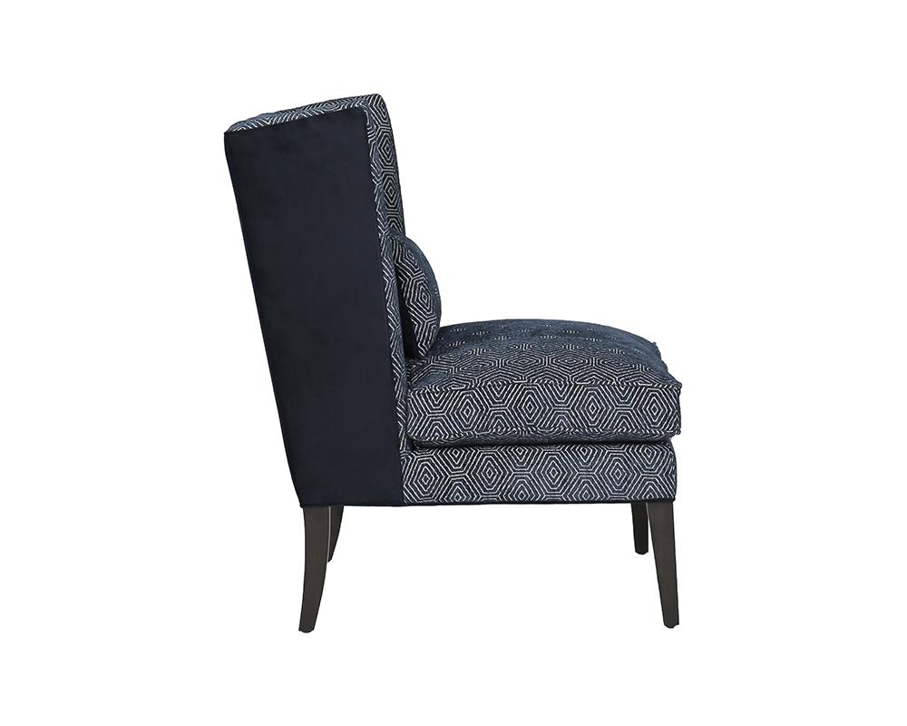 Kenzo Lounge Chair - Fuego Navy / Abbington Navy