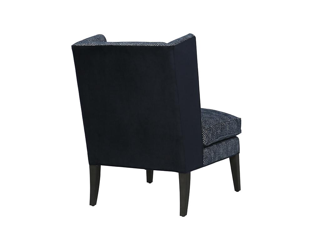 Kenzo Lounge Chair - Fuego Navy / Abbington Navy