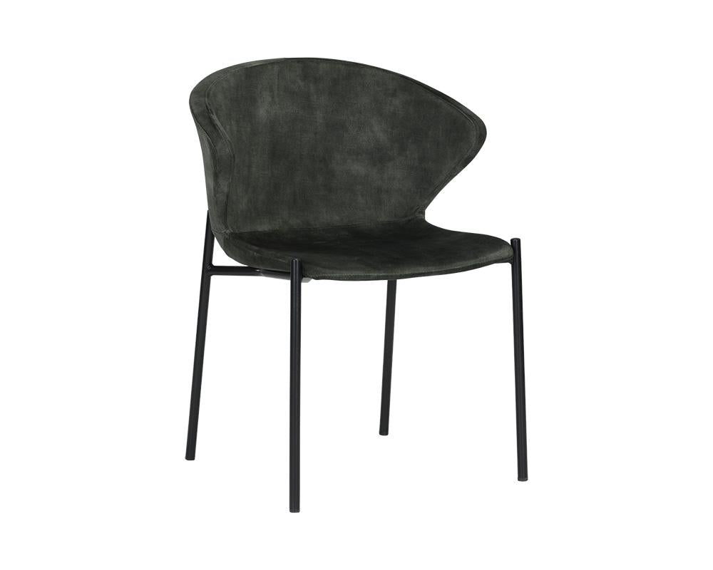 Eric Dining Chair - Nono Dark Green, Set of 2