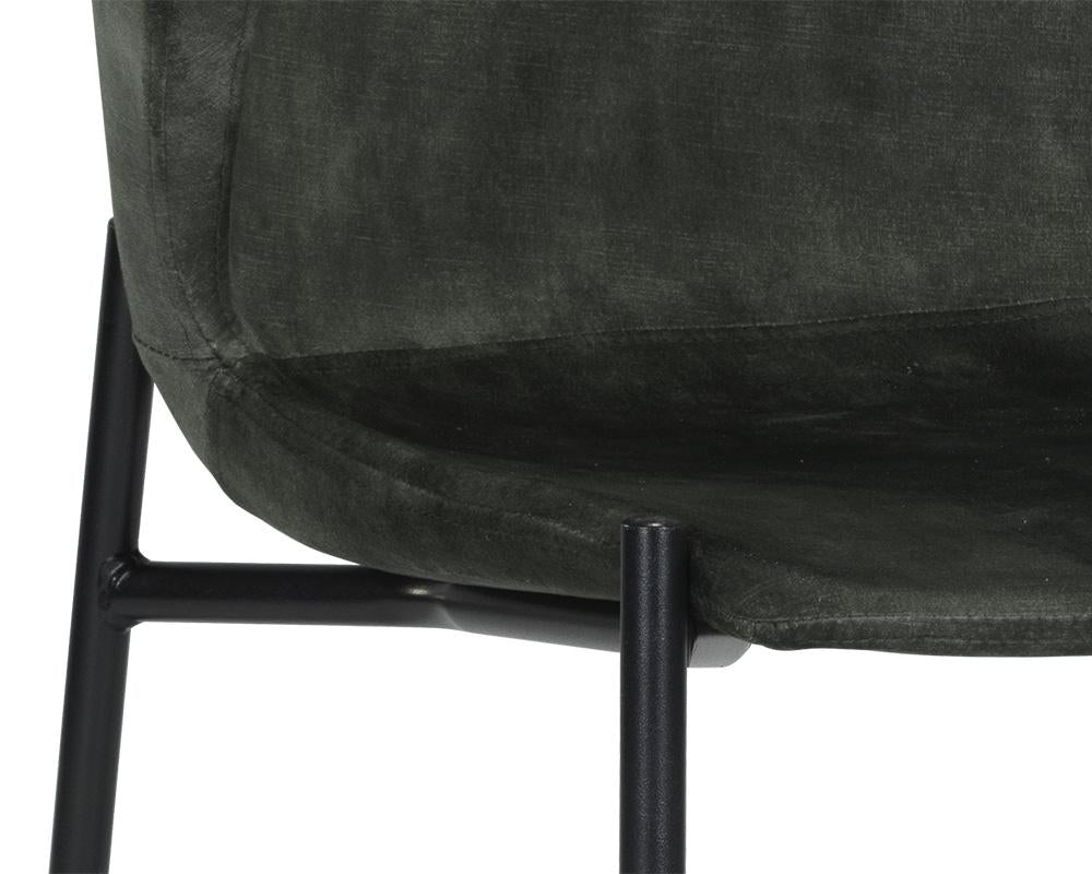 Eric Dining Chair - Nono Dark Green, Set of 2