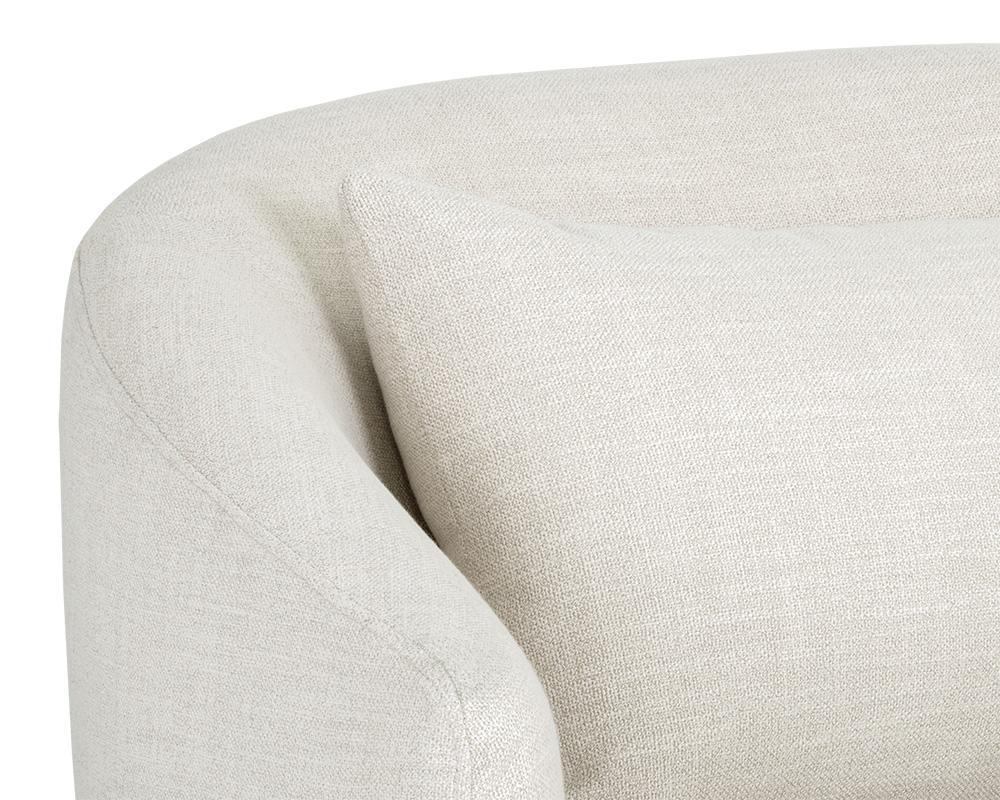 Walsh Swivel Lounge Chair - Effie Linen