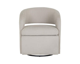 Kourtney Swivel Lounge Chair - Zenith Beige