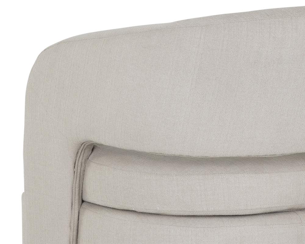 Kourtney Swivel Lounge Chair - Zenith Beige