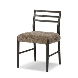 Glenmore Dining Chair - Taupe Shearling