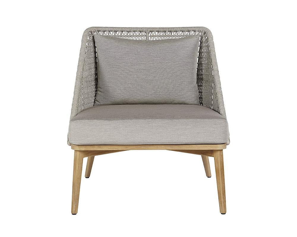 Andria Lounge Chair - Grey - Pallazo Taupe