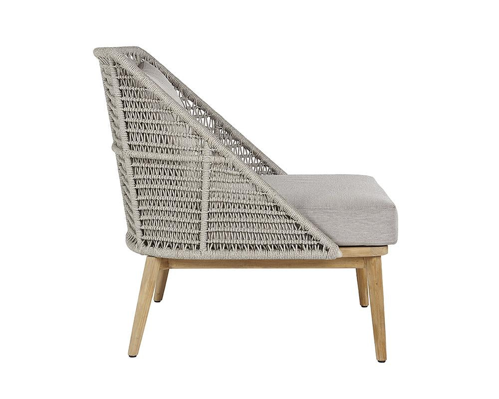 Andria Lounge Chair - Grey - Pallazo Taupe