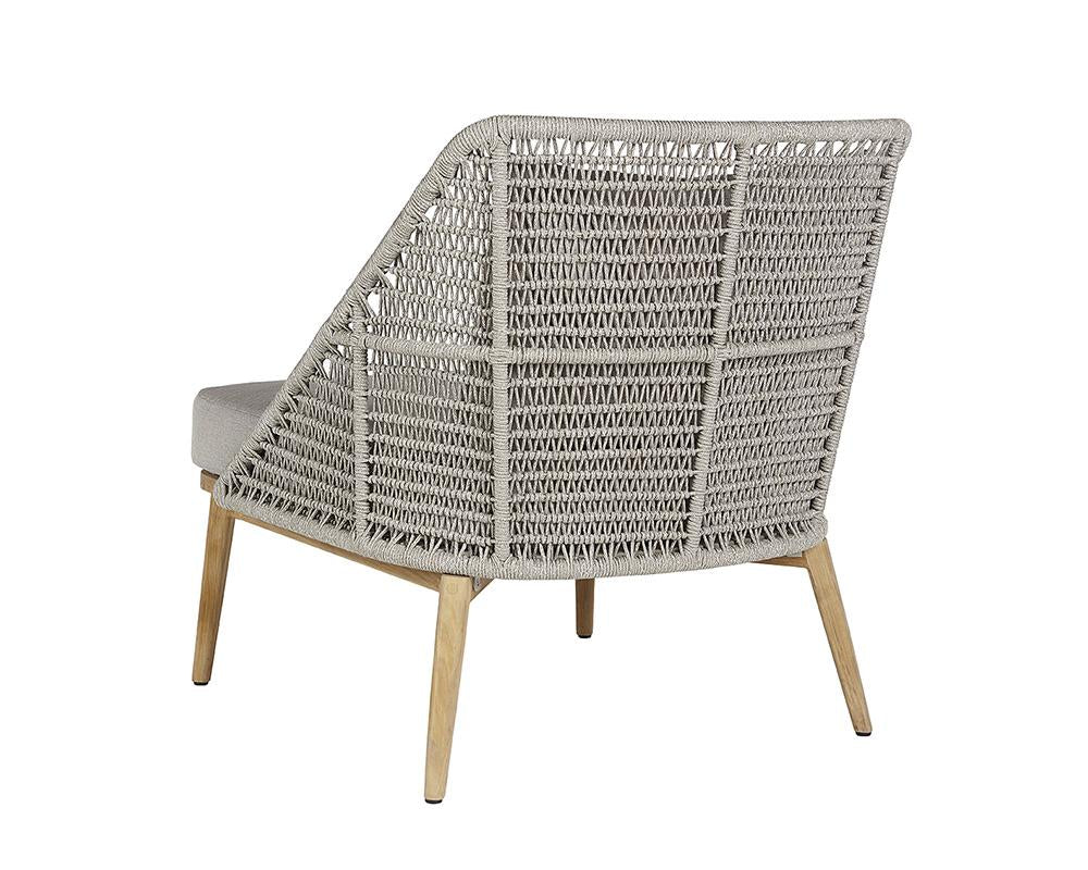 Andria Lounge Chair - Grey - Pallazo Taupe