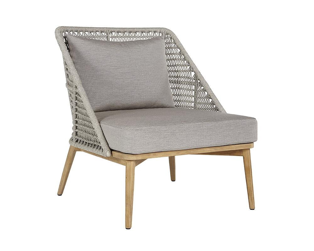 Andria Lounge Chair - Grey - Pallazo Taupe