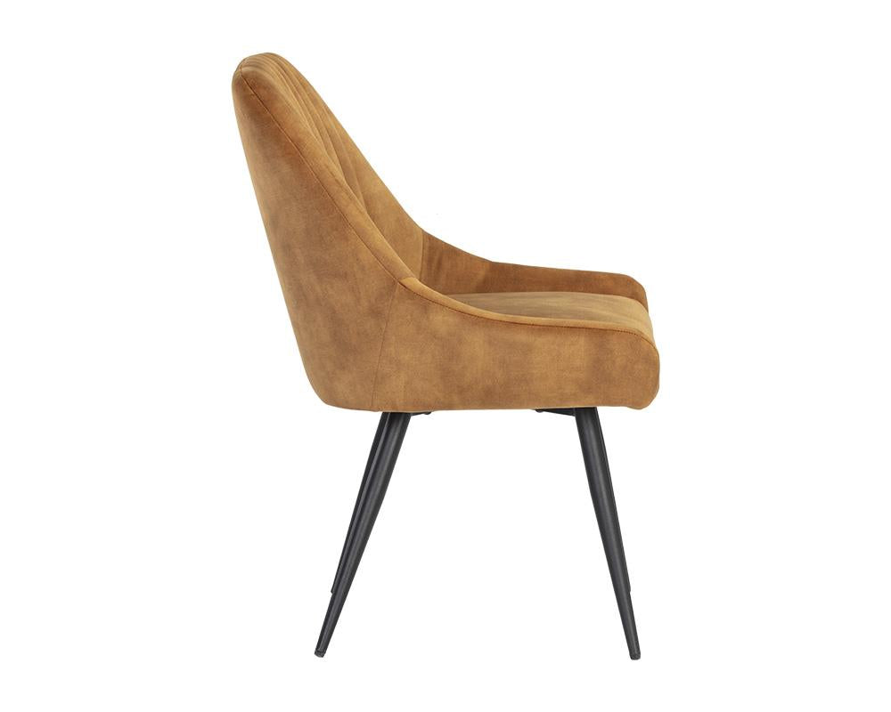 Chardon Dining Chair - Nono Tapenade Gold