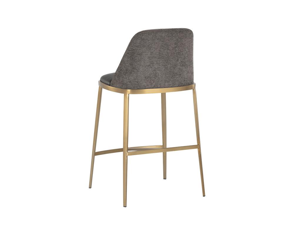 Dover Counter Stool - Bravo Portabella / Sparrow Grey