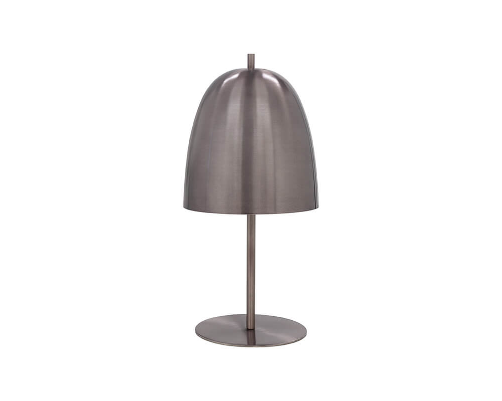 Zade Table Lamp - Antique Silver
