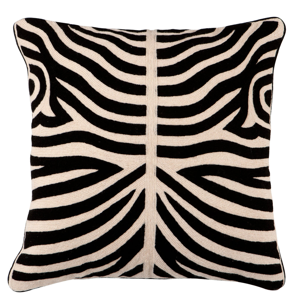 Pillow Zebra Black