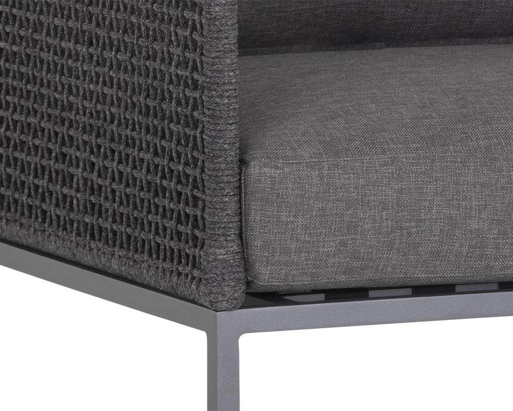 Crete Dining Armchair - Dark Grey - Gracebay Grey