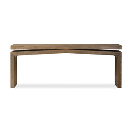 Matthes Console Table - Rustic Grey by Four Hands