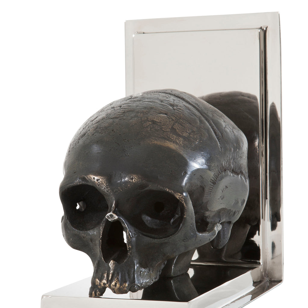 Bookend Skull Set of 2