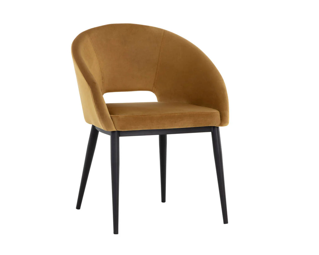 Thatcher Dining Armchair, Gold Sky