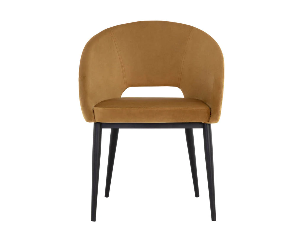 Thatcher Dining Armchair, Gold Sky