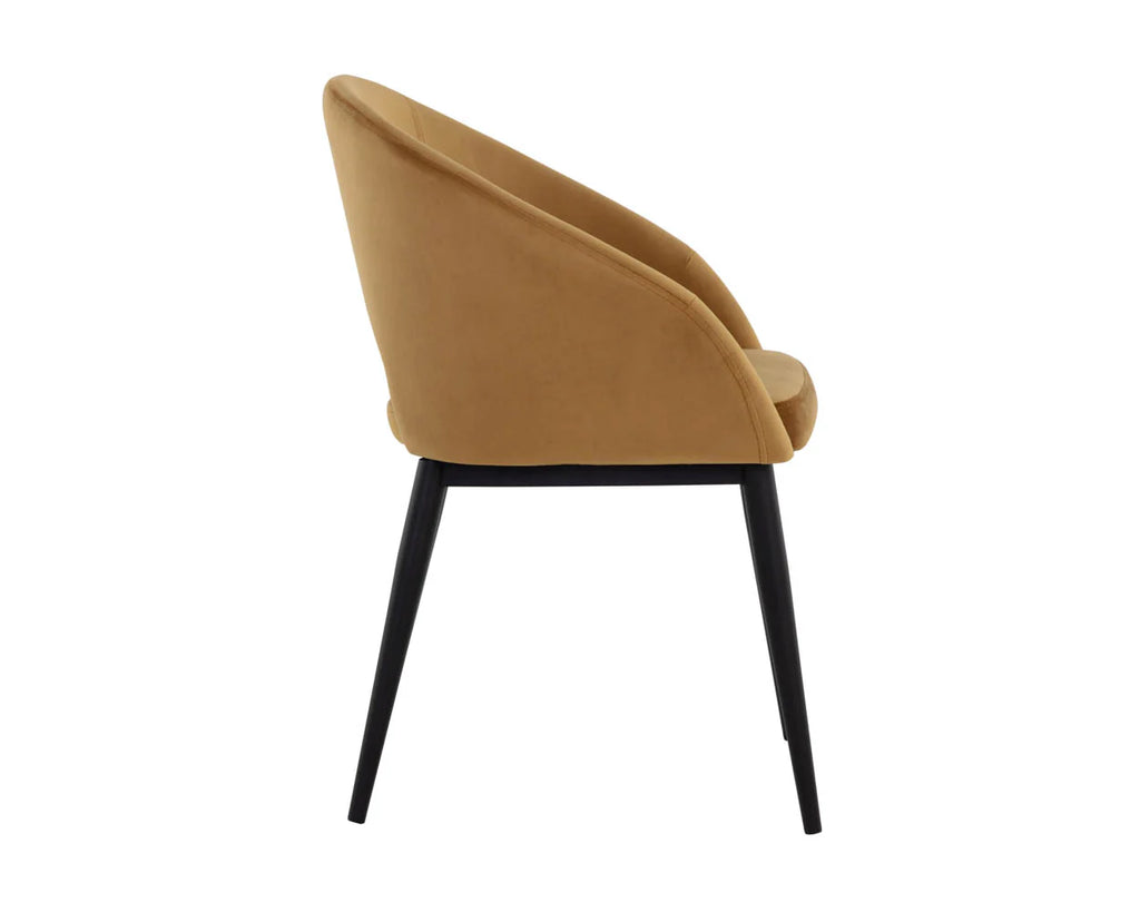 Thatcher Dining Armchair, Gold Sky