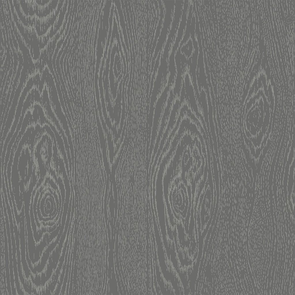 Wood Grain - Black And Silver