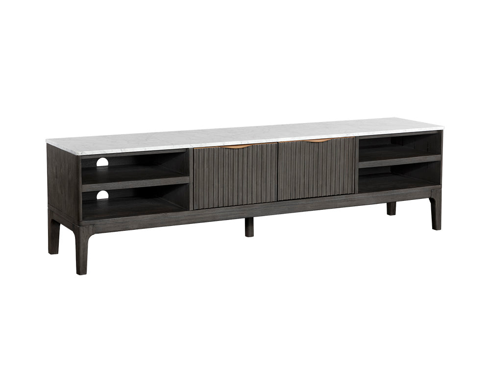 Keldon Media Console And Cabinet