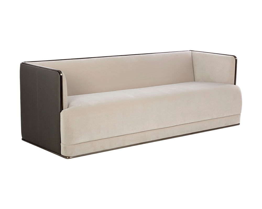 Sierra Sofa - Meg Taupe / Porcini Taupe