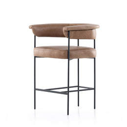 Carrie Bar + Counter Stool - Chaps Saddle